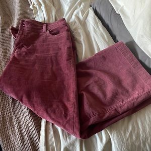 Toad&Co wide leg crop cords